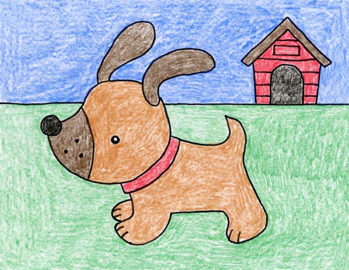 Dog drawing